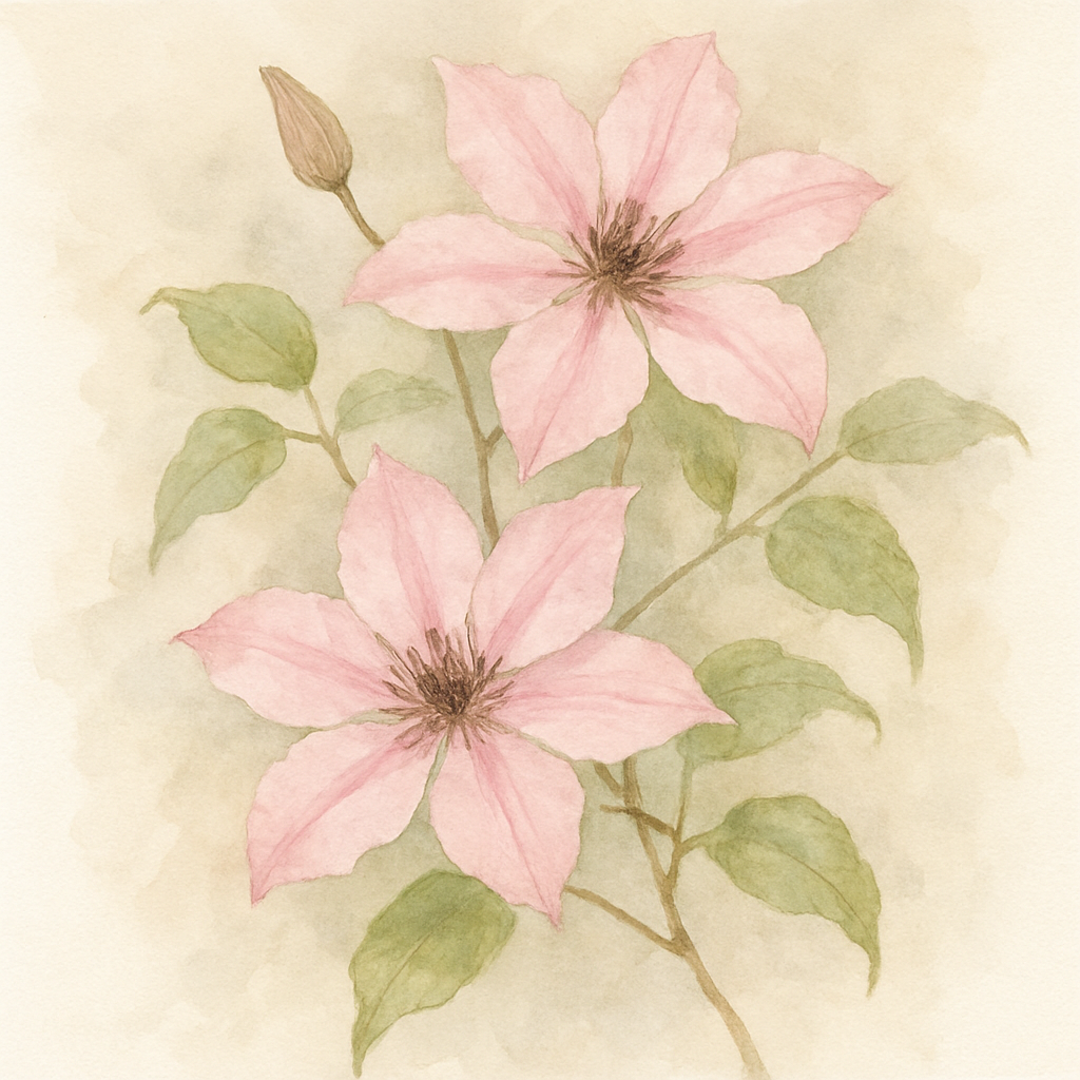 Clematis 'Pink Fantasy'