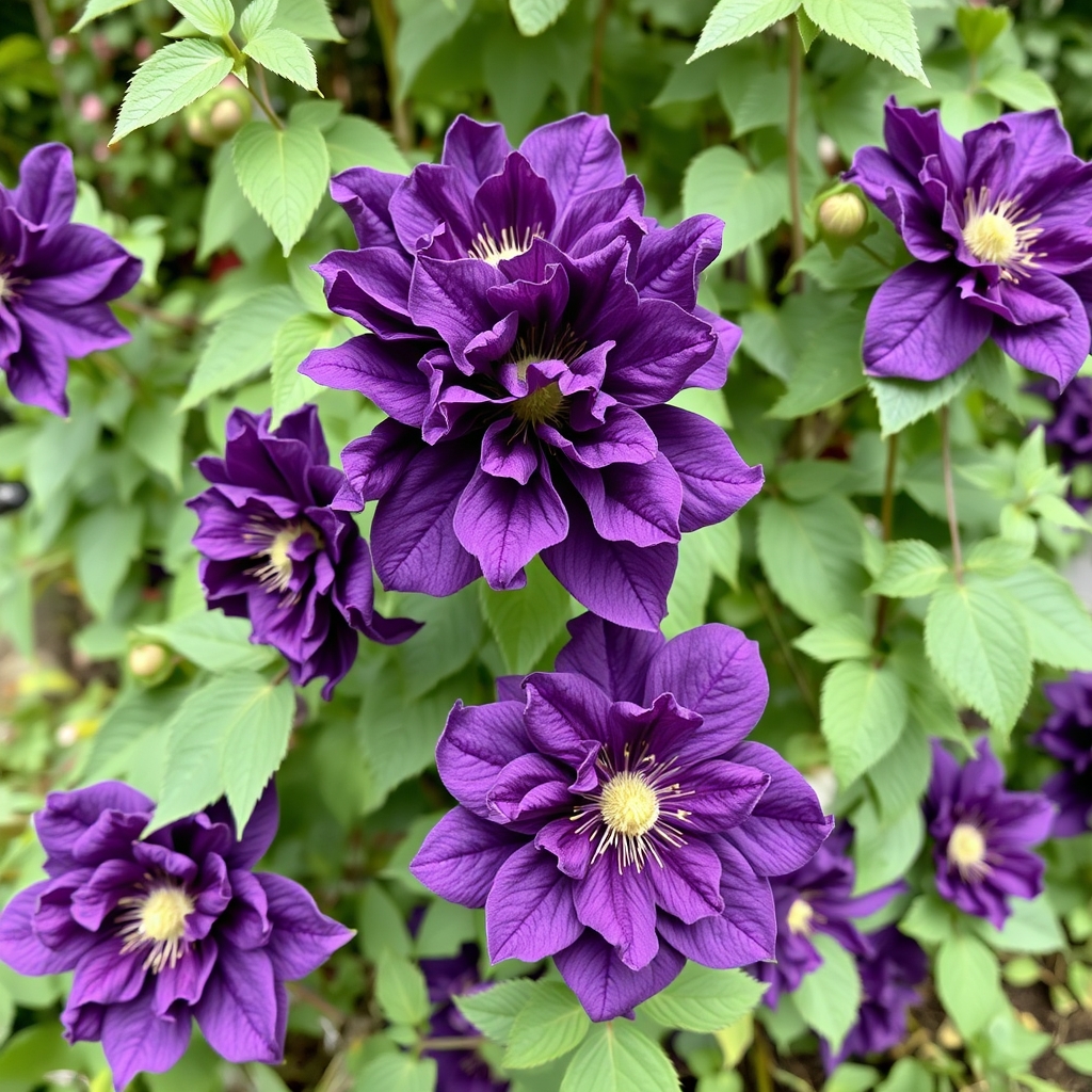 Purpurea Plena Elegans Clematis Plants