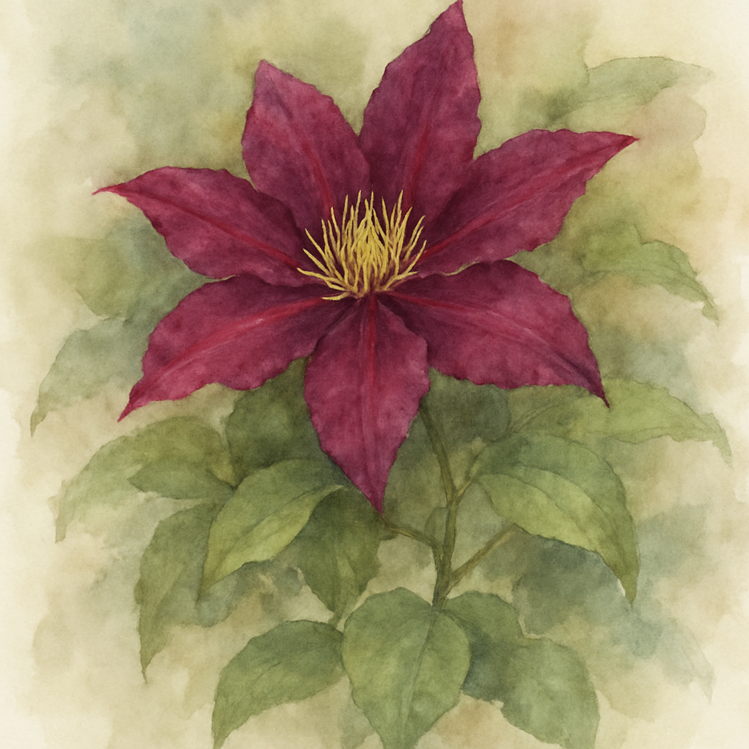 Raymond Evison Clematis 'Nubia'
