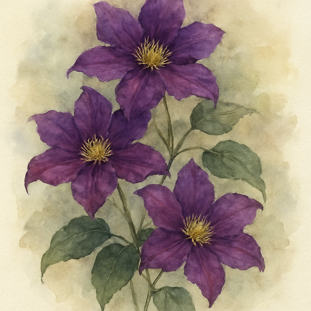 Raymond Evison Clematis 'Olympia'