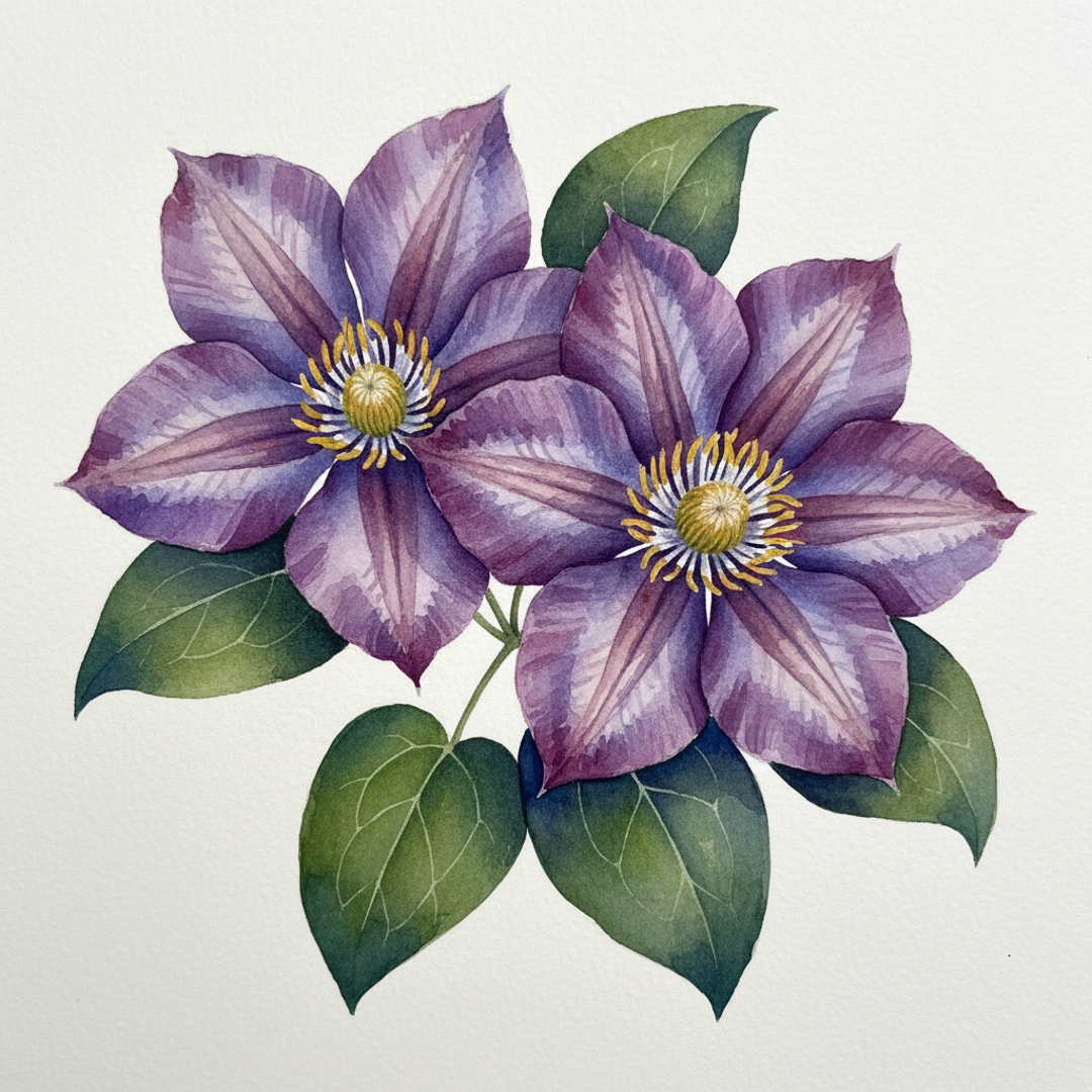 Raymond Evison Clematis 'Olympia'