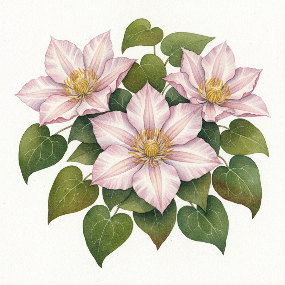 Raymond Evison Clematis 'The Duchess of Cornwall'