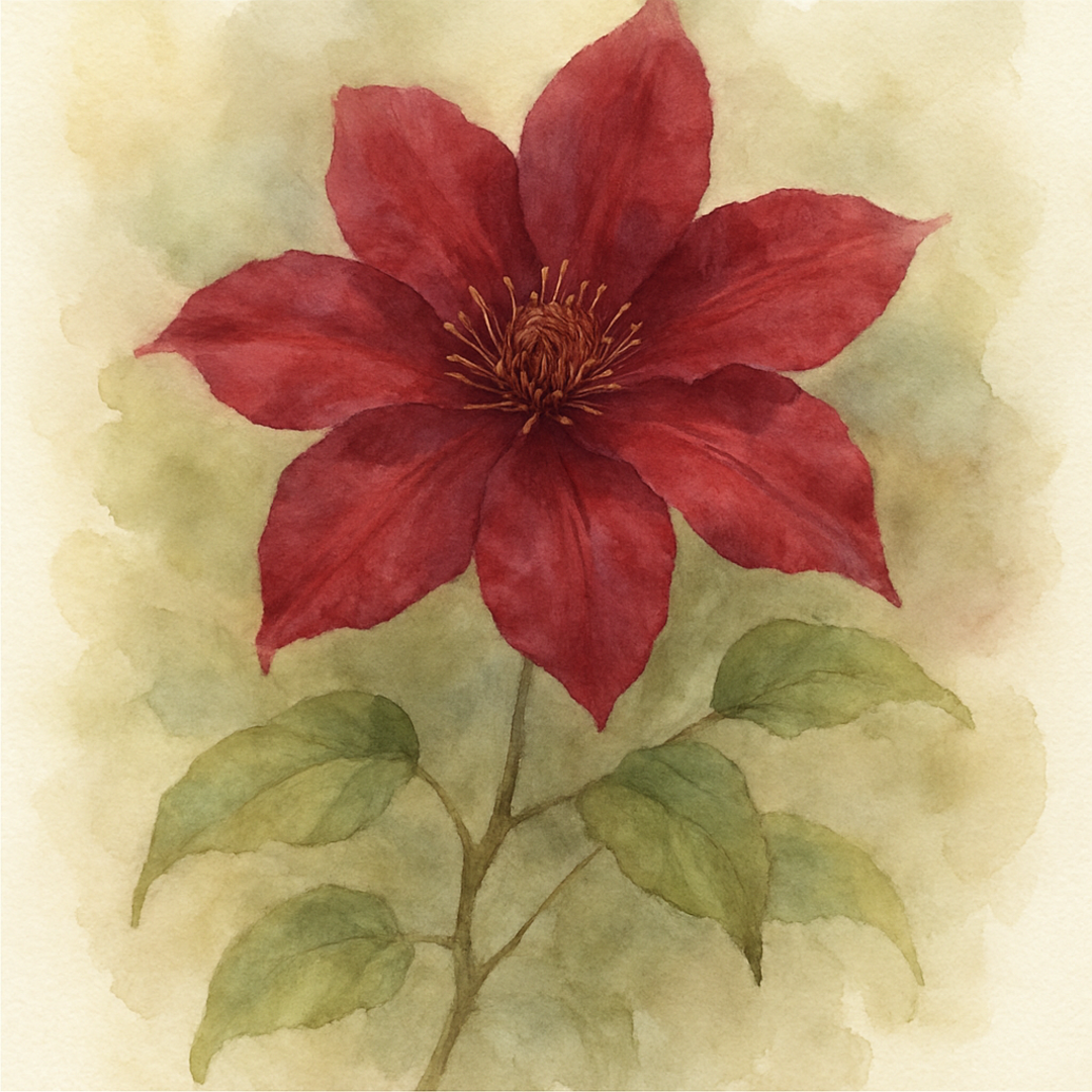 Clematis Rouge Cardinal