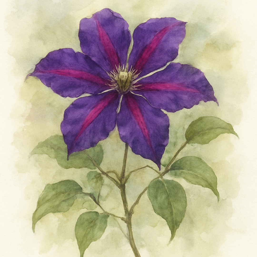 Clematis Star of India