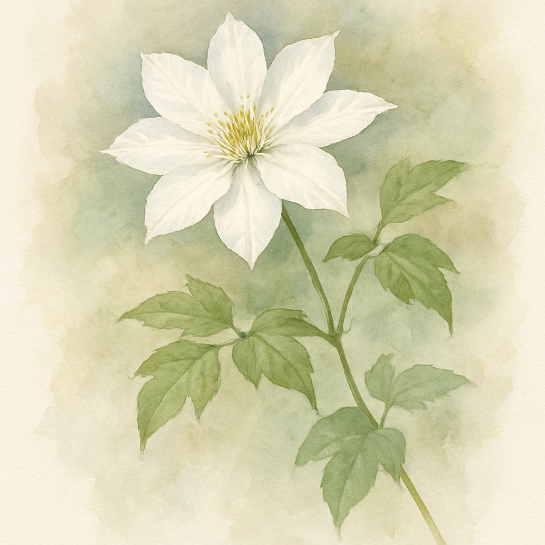 Clematis 'Sylvia Denny'