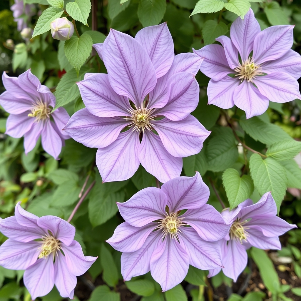 Clematis 'Violet Elizabeth'