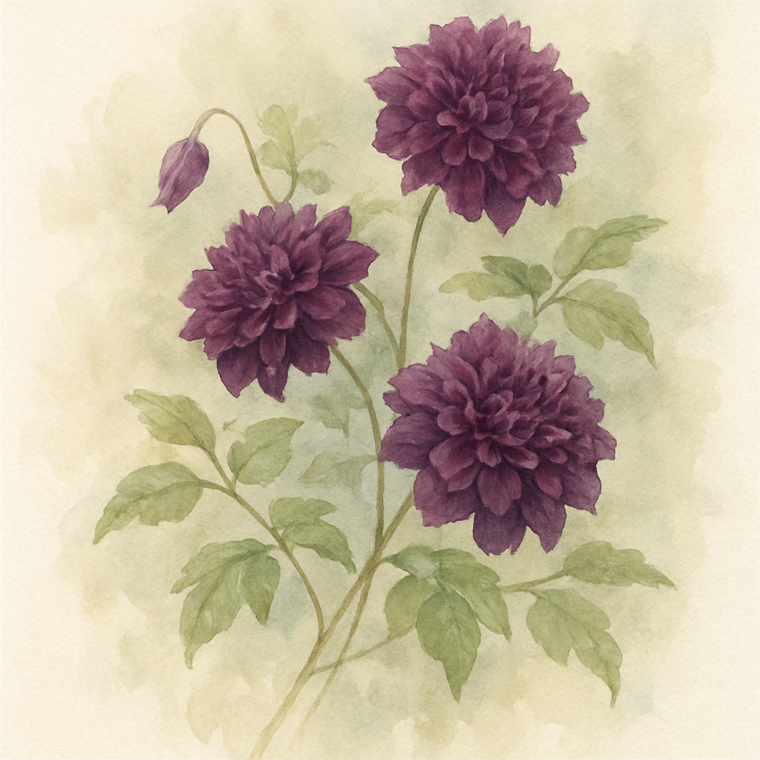 Clematis viticella Purpurea Plena Elegans