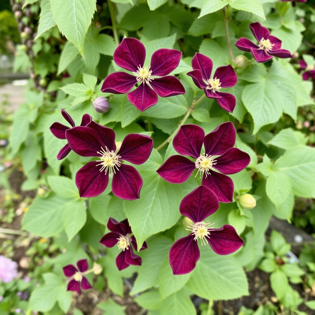Clematis viticella Royal Velours