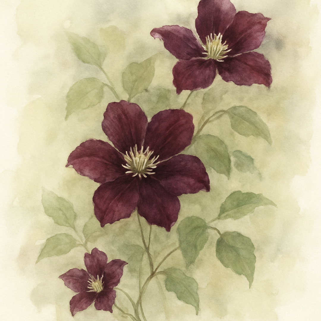 Clematis viticella Royal Velours