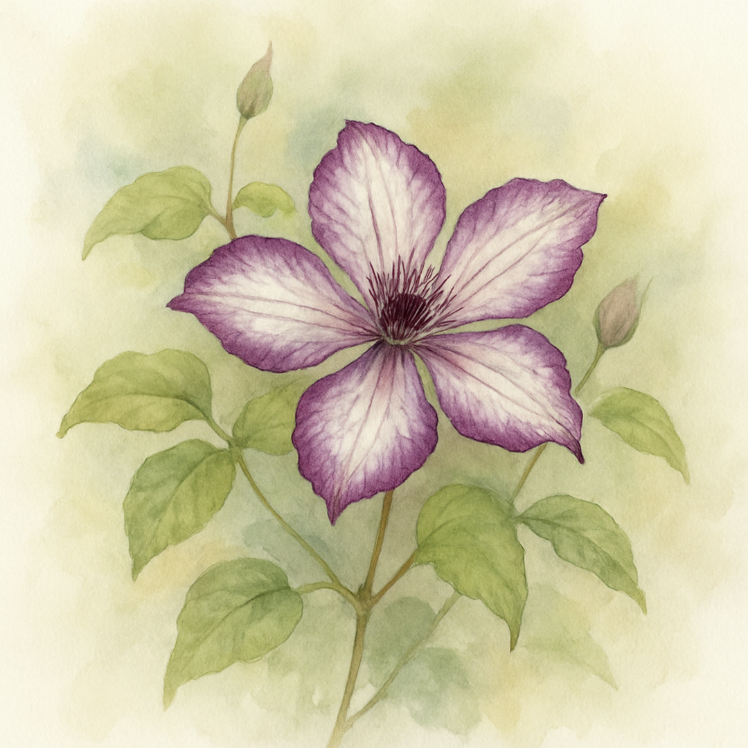 Clematis viticella Venosa Violacea