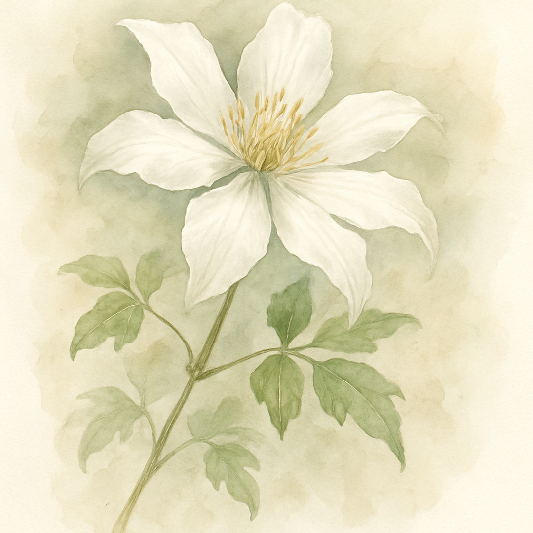 Clematis 'White Perfume'