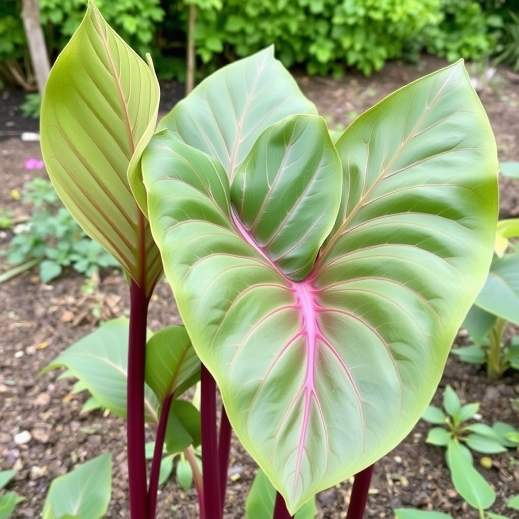 Colocasia ‘Burgundy Stem’