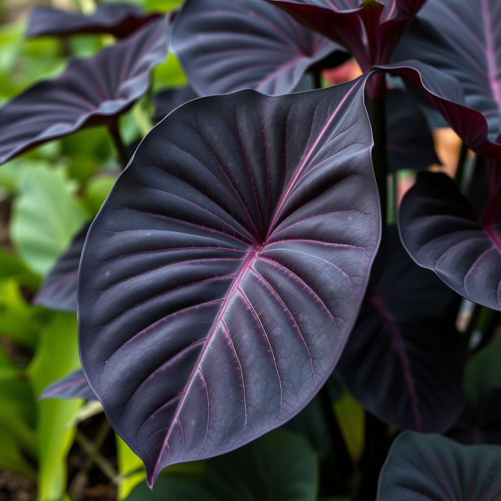 Colocasia esculenta ‘Black Magic’