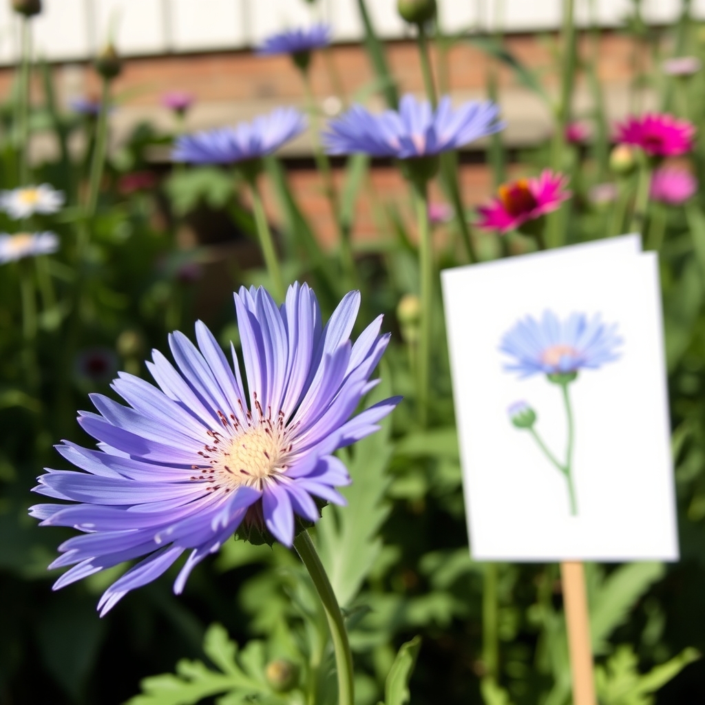 Cornflower Screenprinted Greeting Card