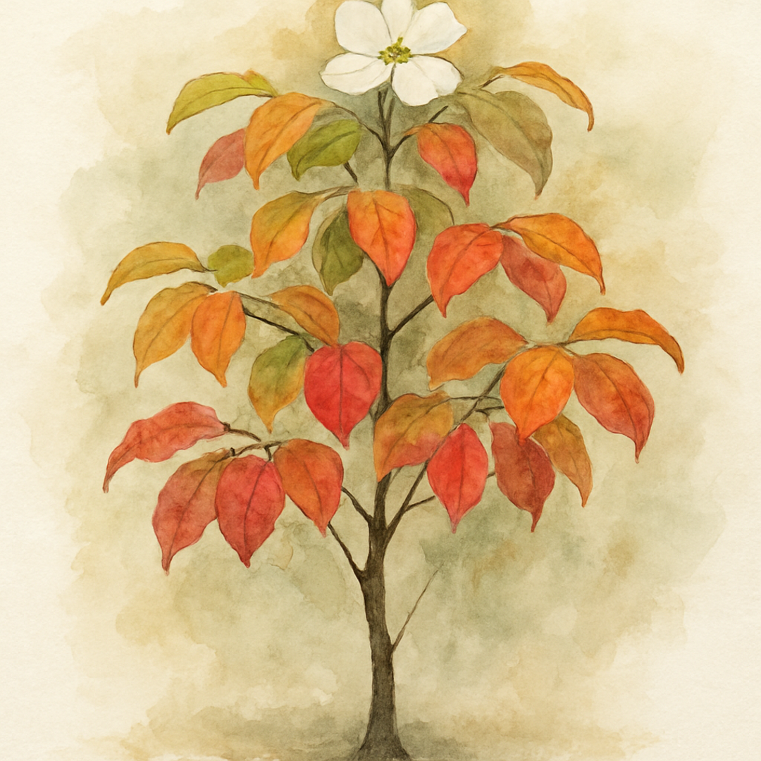 Cornus florida 'Rainbow' Tree