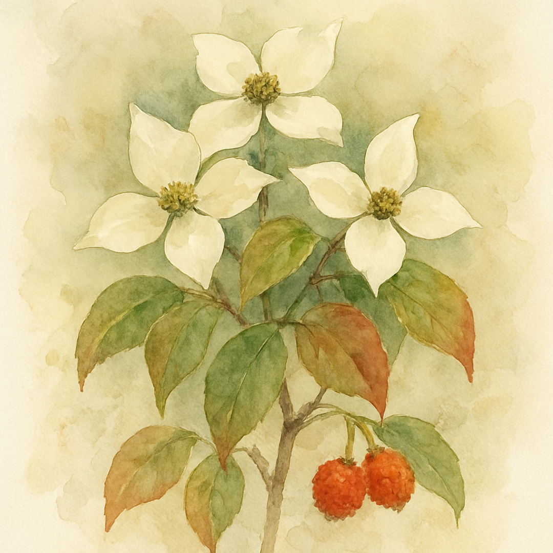 Cornus kousa 'Mandarin Jewel'