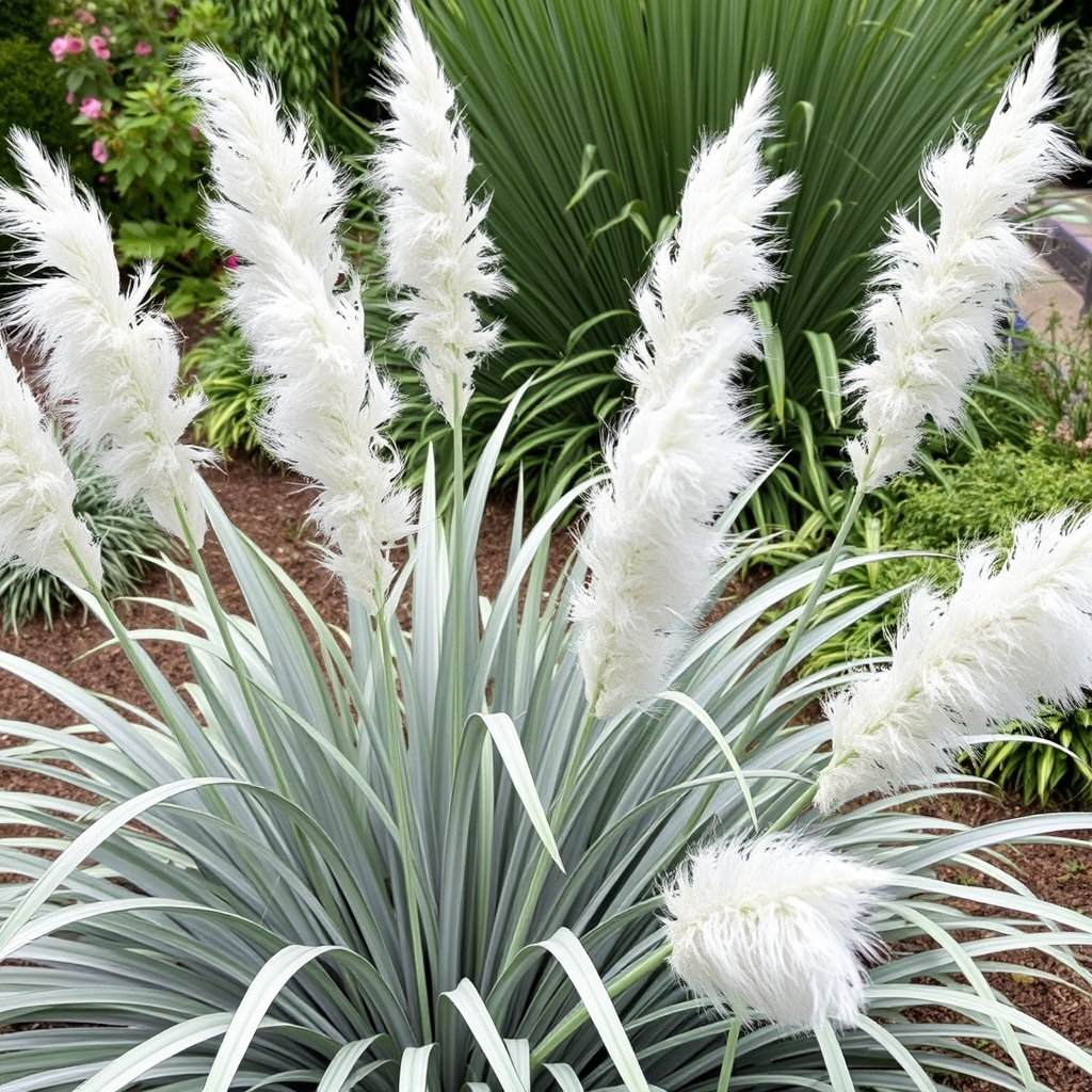 Pampas grass | Cortaderia selloana 'White Plume'