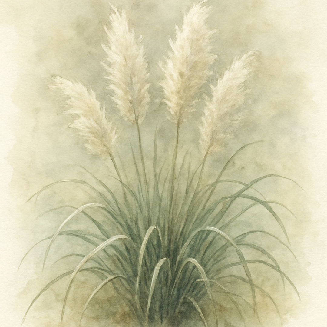 Pampas grass | Cortaderia selloana 'White Plume'