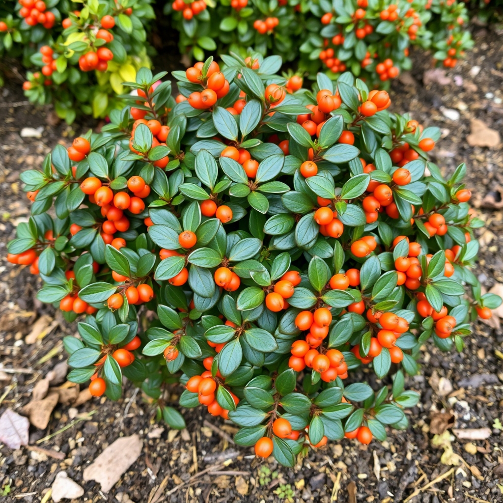 Cotoneaster × suecicus 'Coral Beauty'