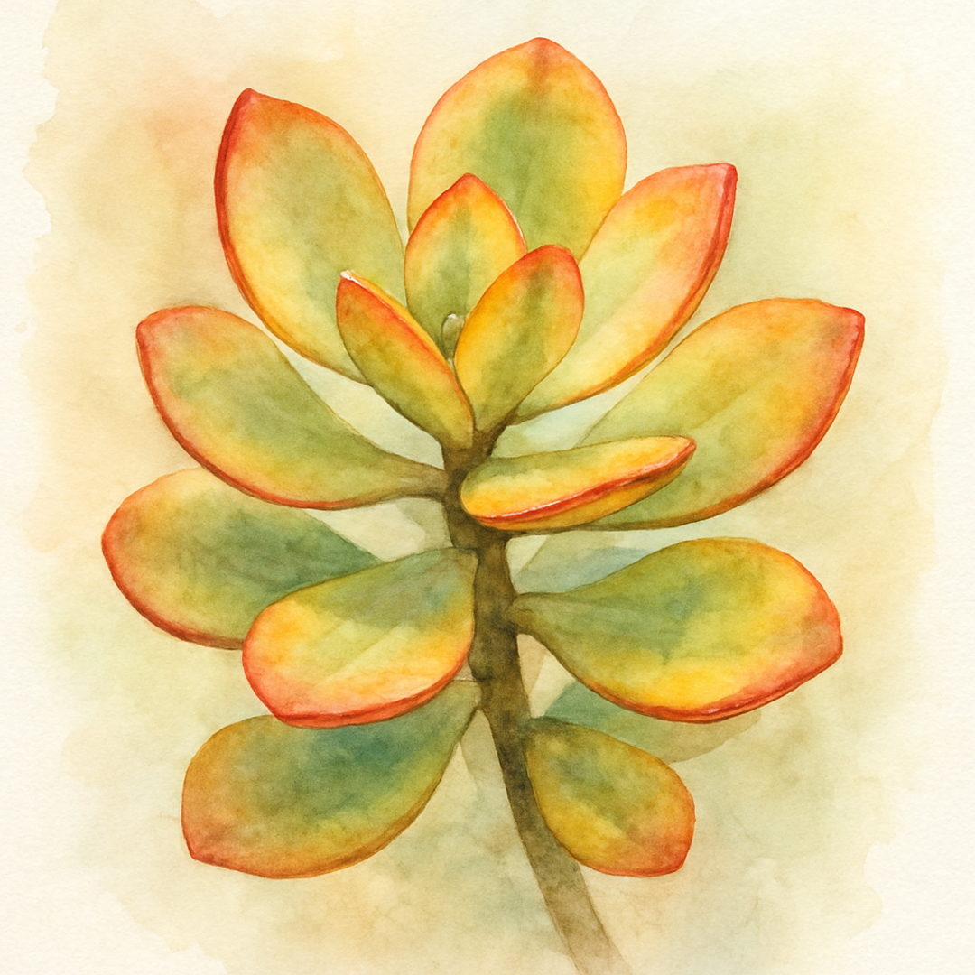 Crassula ovata Hummel's Sunset