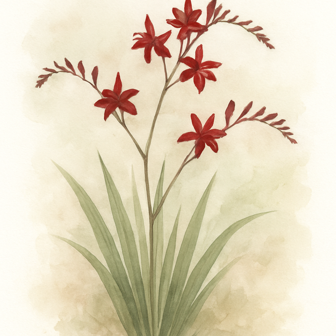 Crocosmia ‘Twilight Fairy Crimson'