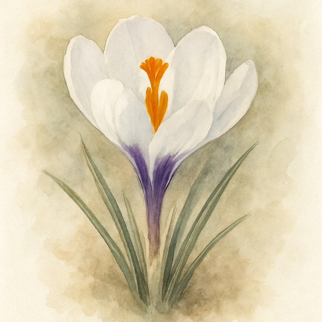 Crocus 'Jeanne d'Arc'