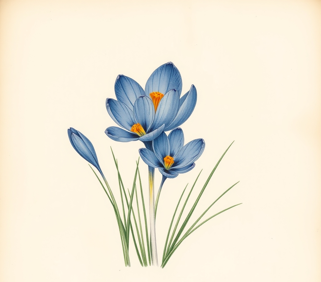 Crocus Blue Bird