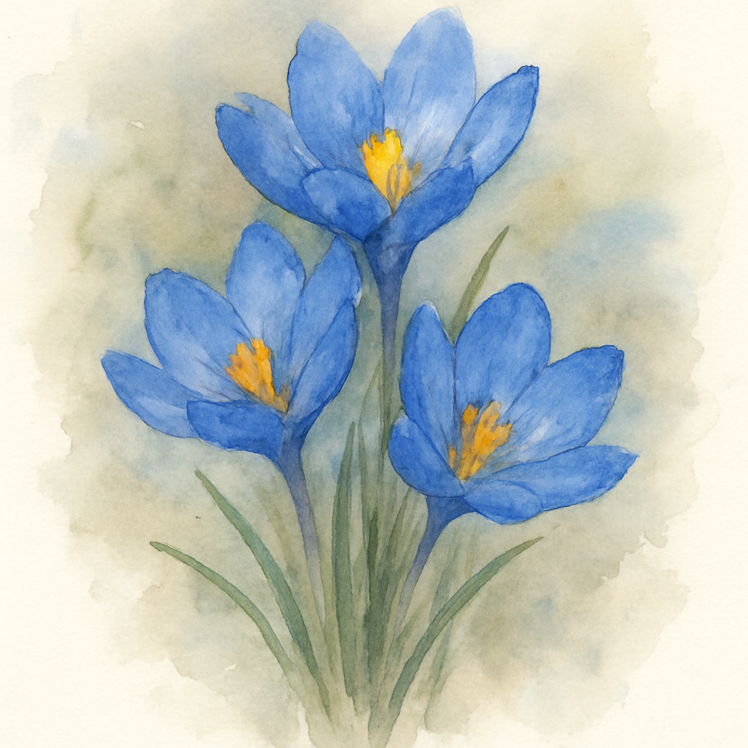 Crocus Blue Bird
