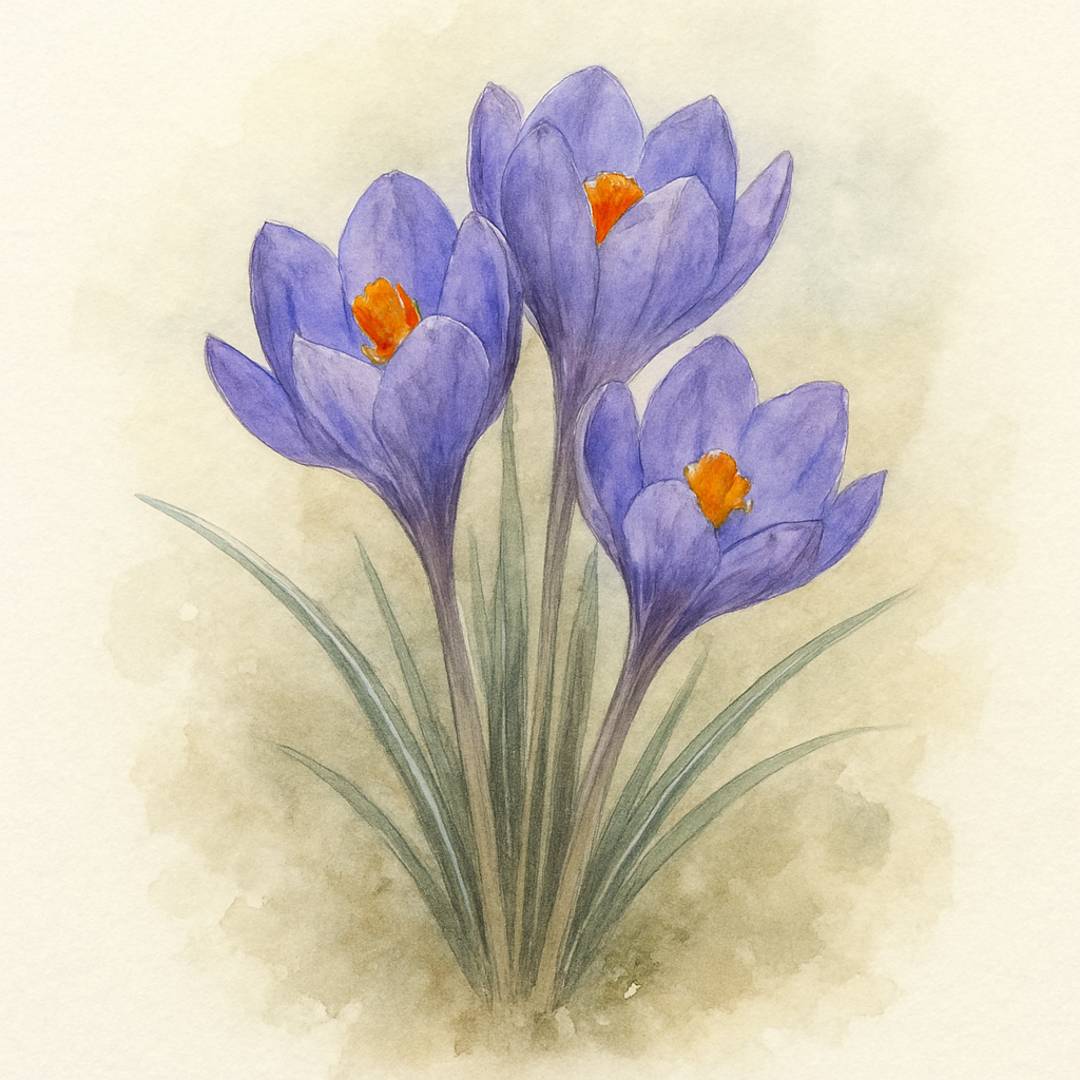 Crocus 'Blue Marlin'
