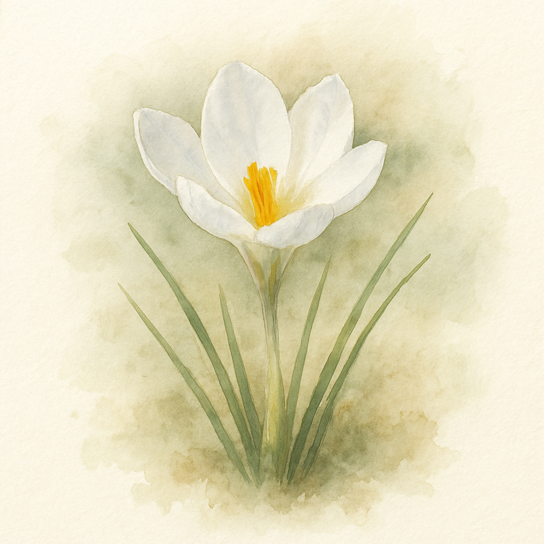 Crocus goulimyi 'Mani White'