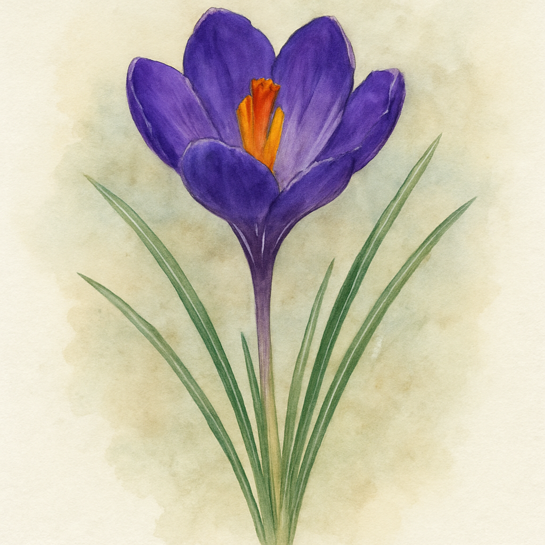 Crocus 'Imperial Purple'