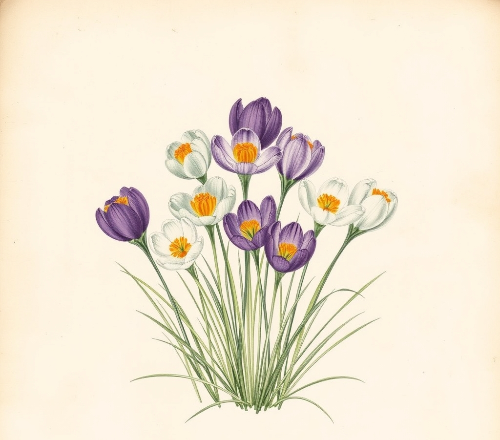 Large Flowering Crocus Assortment x 100 bulbs