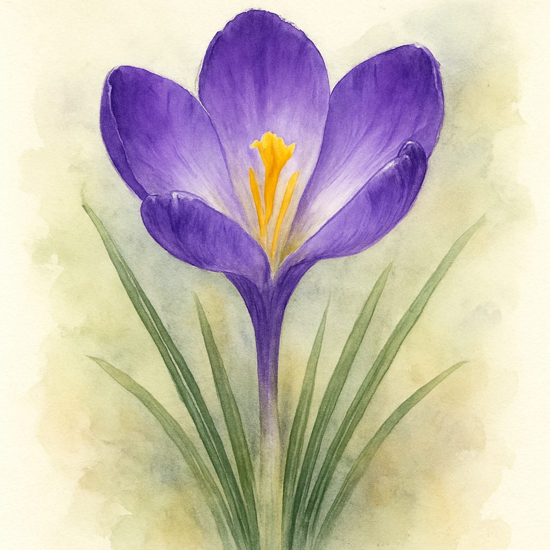 Crocus Large Flowering Flower Record