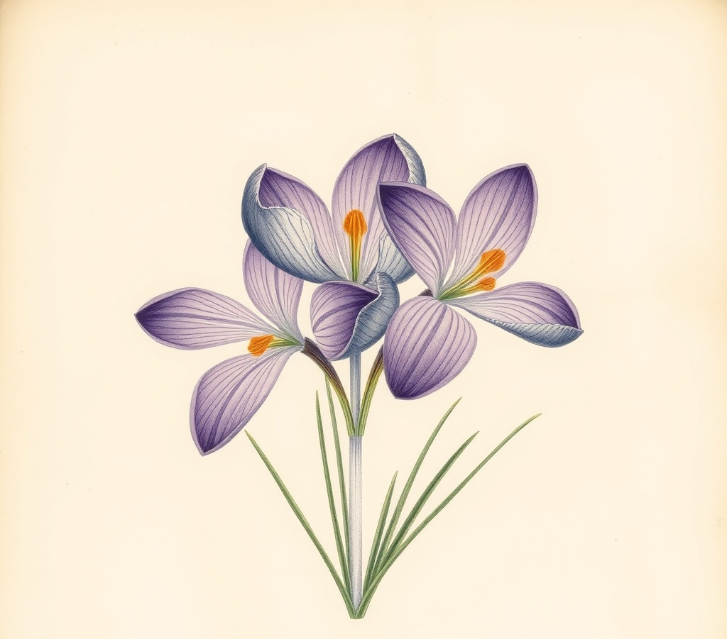 Crocus Large Flowering King of the Striped