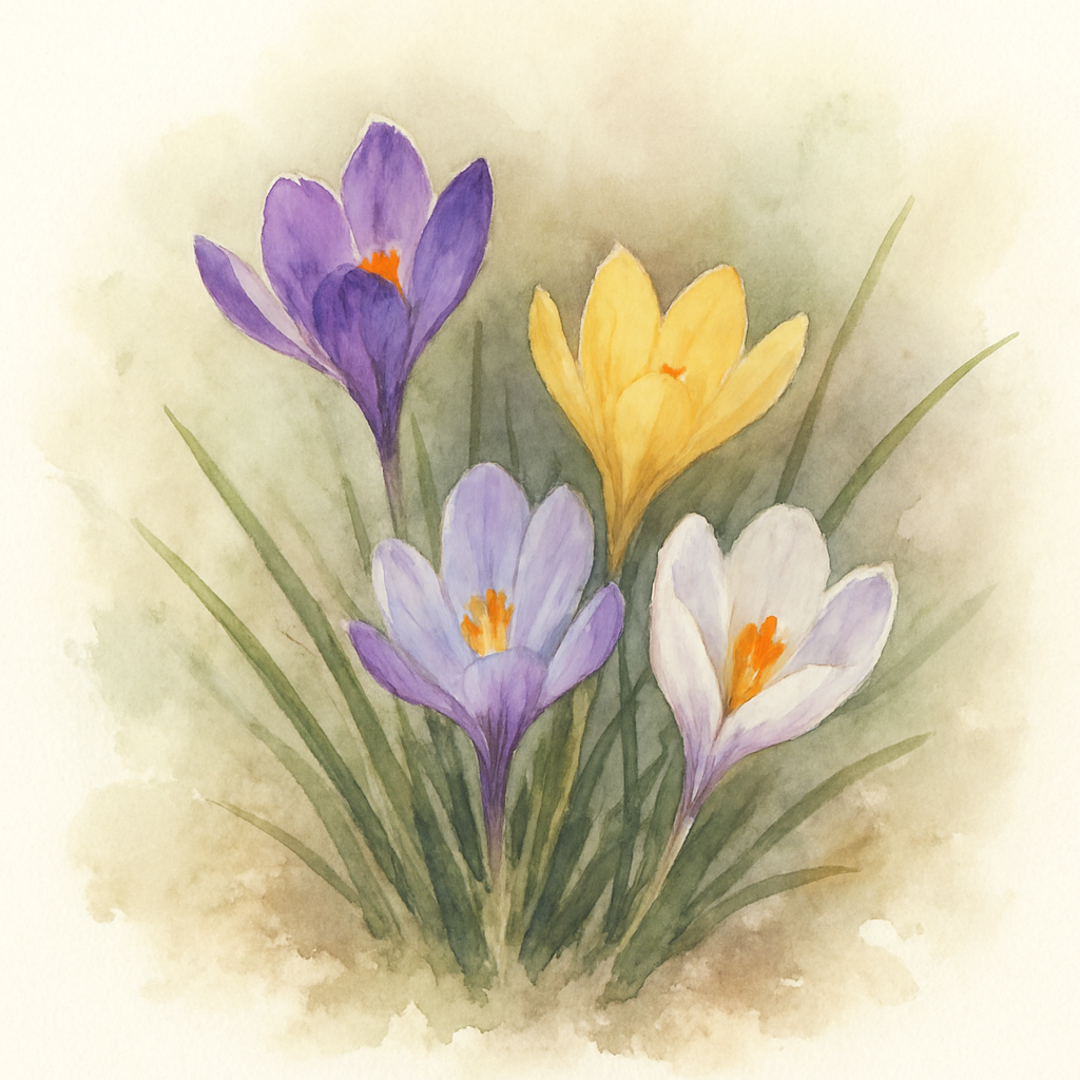 .Mixed Crocus