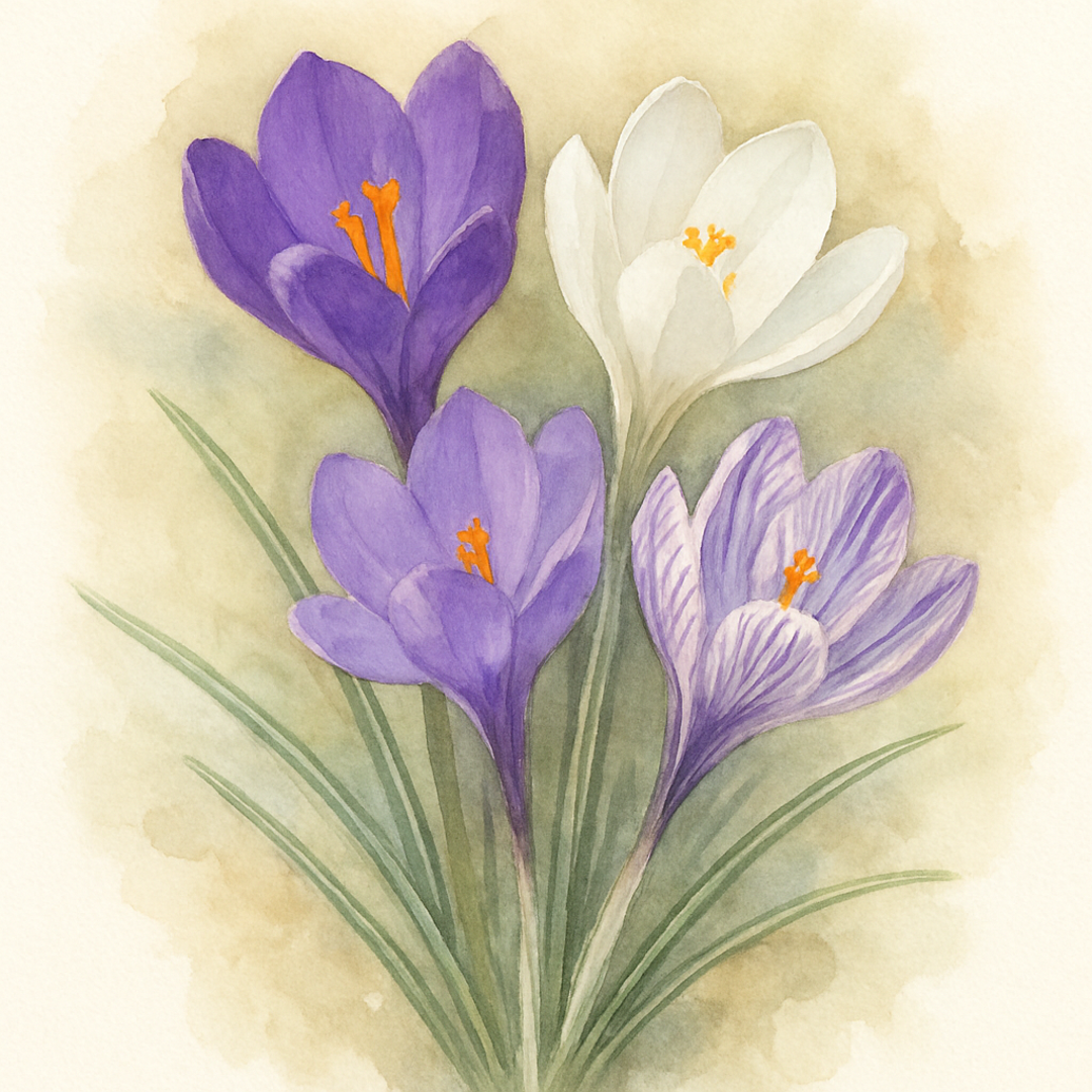 Mixture of Large Flowering Crocus