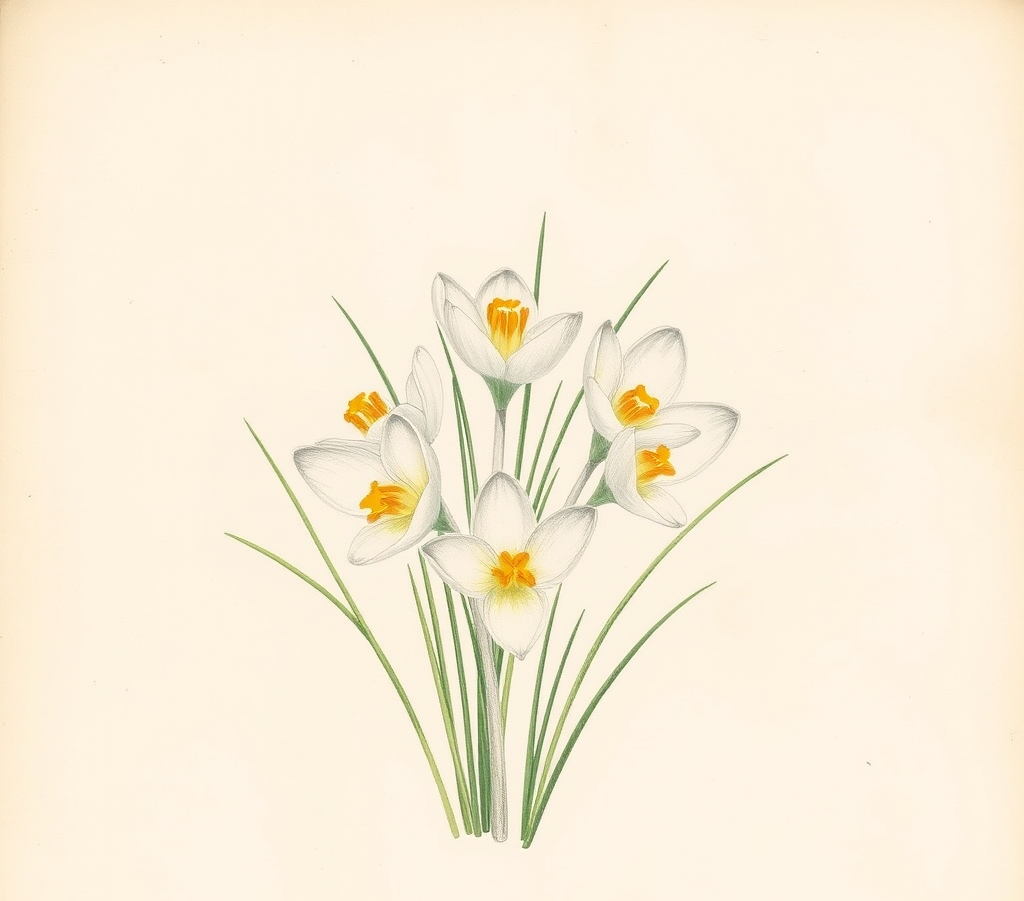 Crocus pulchellus albus