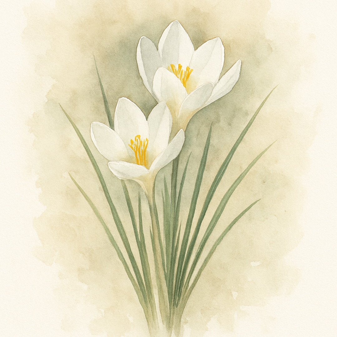 Crocus pulchellus albus