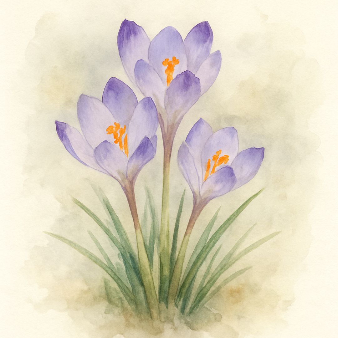 Crocus tommasinianus Pictus