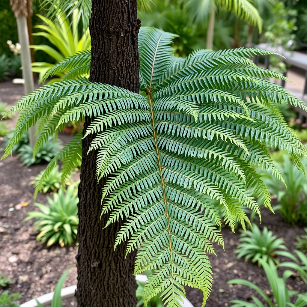 Cyathea dealbata, Alsophila tricolor