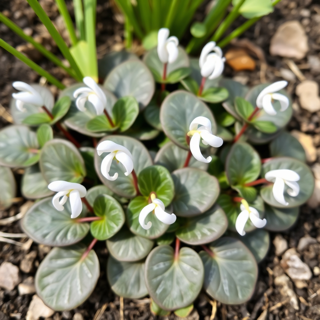 Cyclamen alpinum forma leucanthum