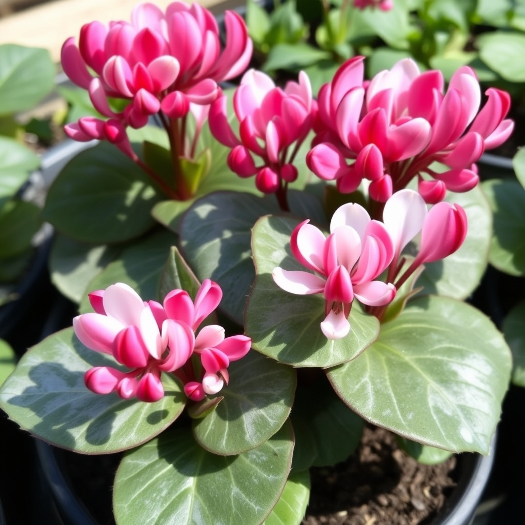Cyclamen Carnaval Trio