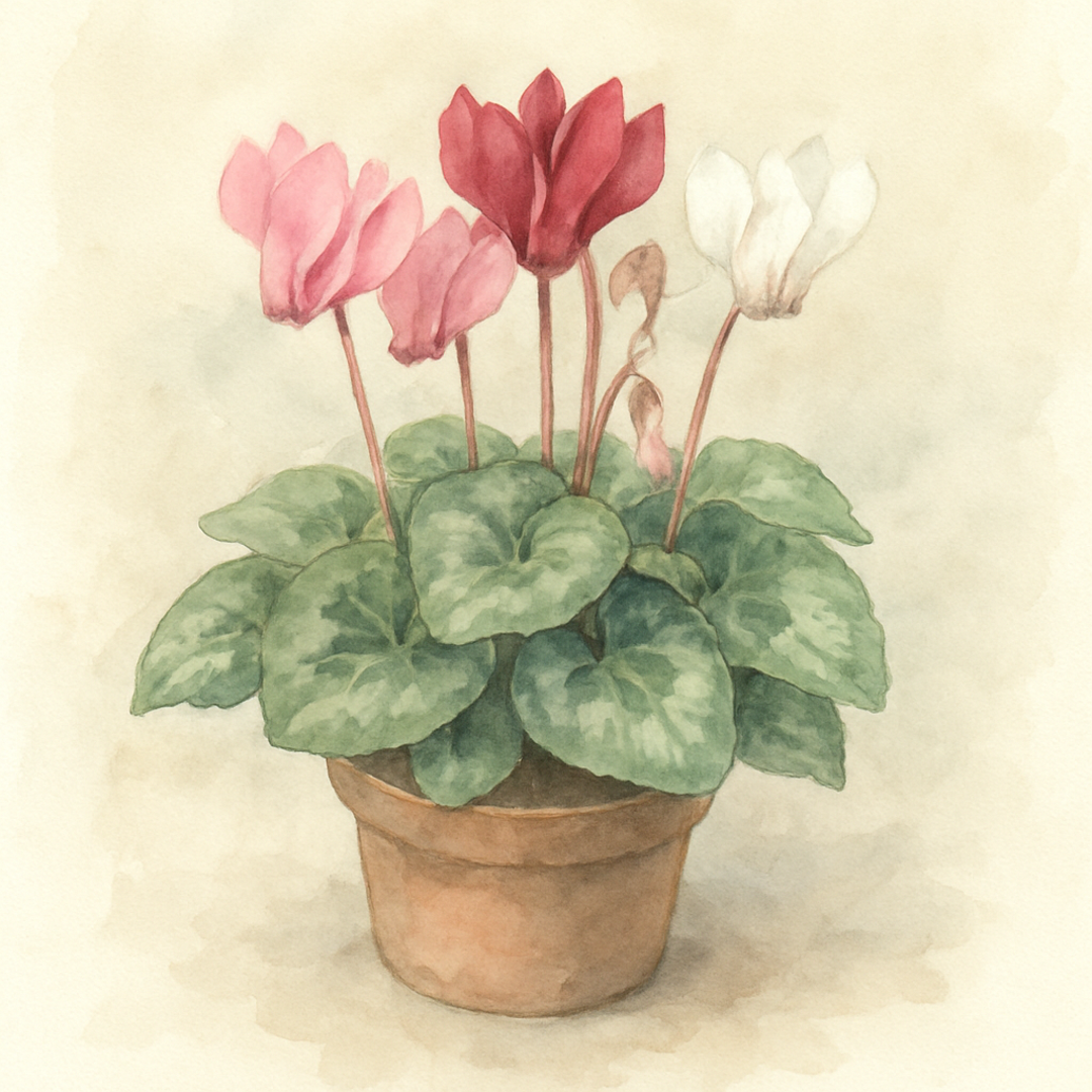 Cyclamen Carnaval Trio