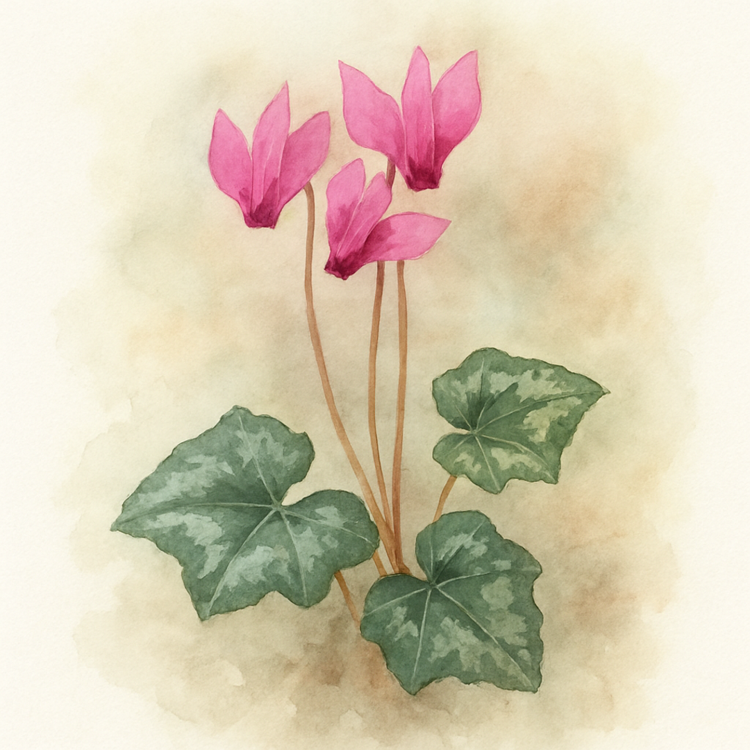 Cyclamen hederifolium 'Pink Rose'