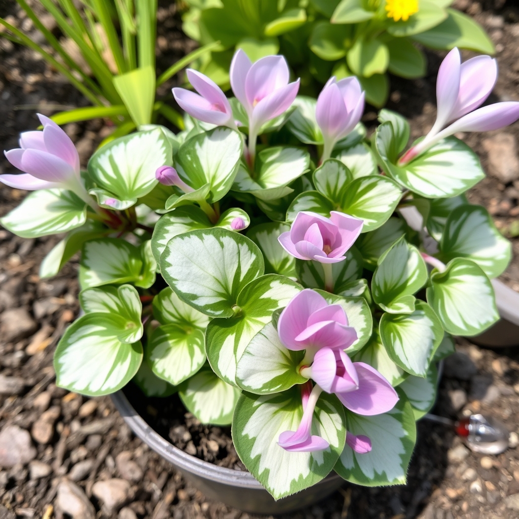 Cyclamen | Rose Pink Variegata