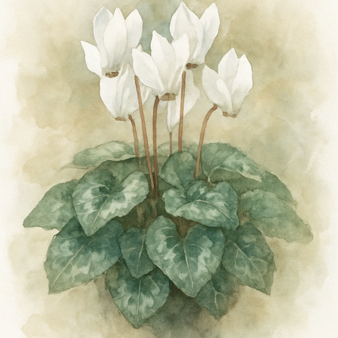 White Cyclamen