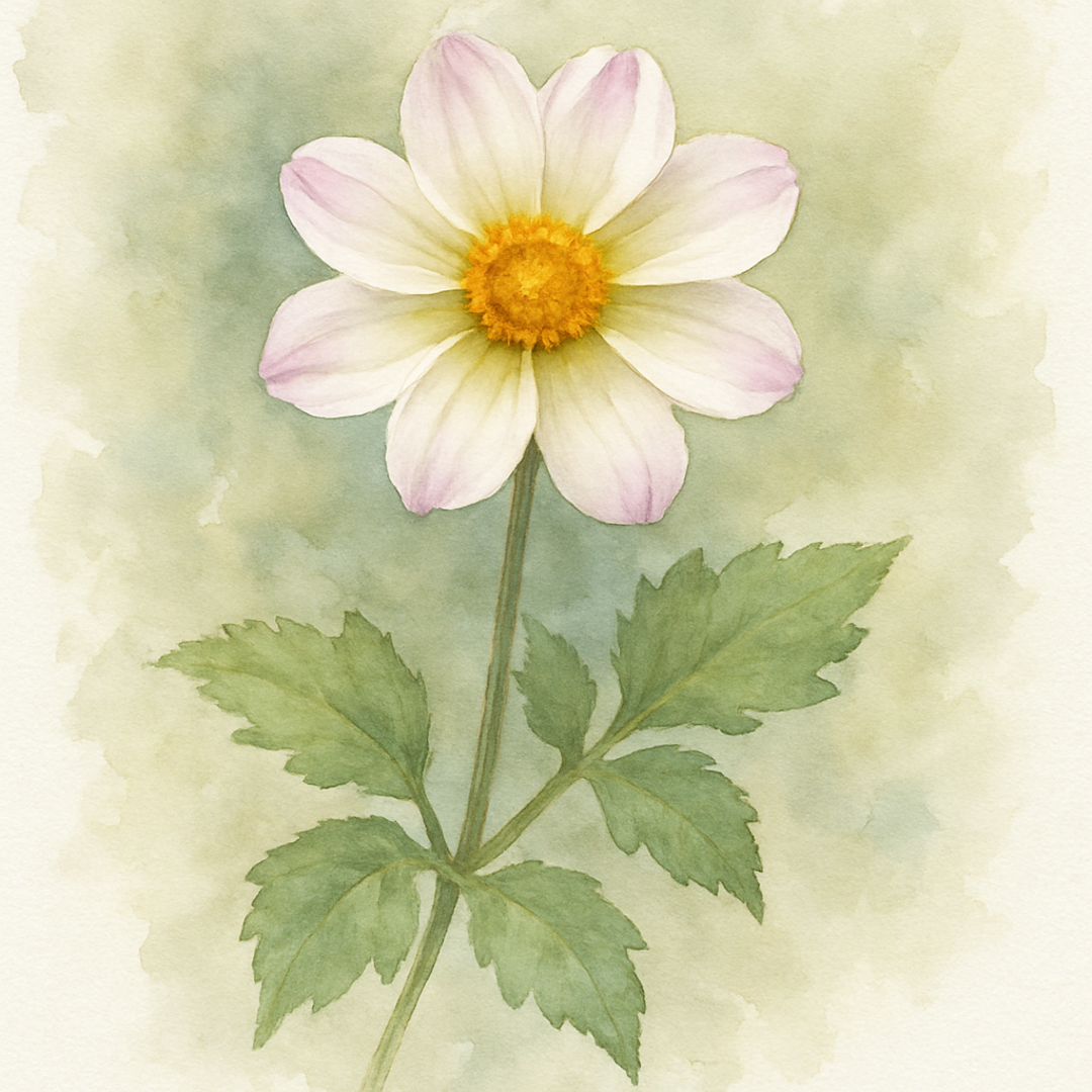 Dahlia ‘Mignon Bashful’