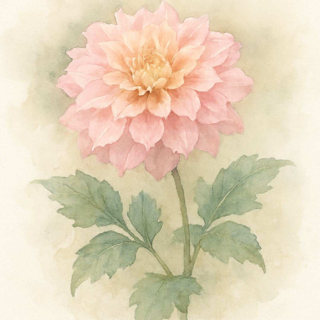 Dahlia 'Poodle Skirt'