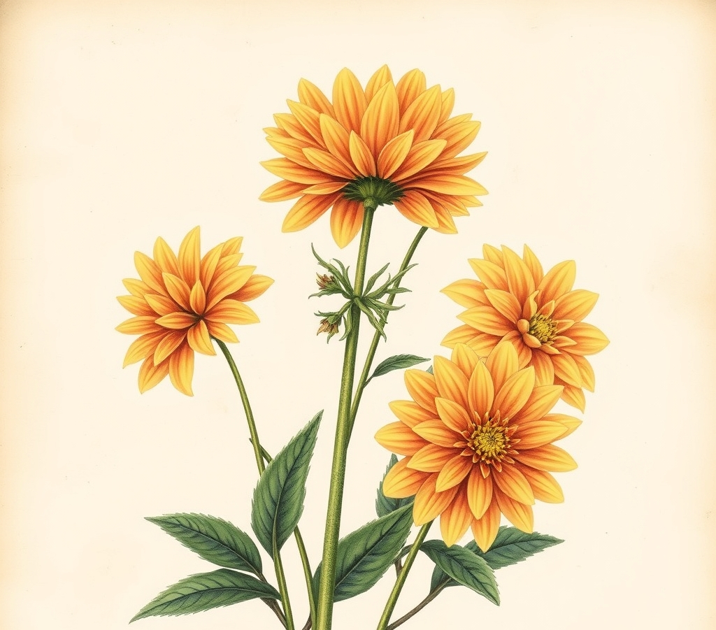 Dahlia Ace Summer Sunset