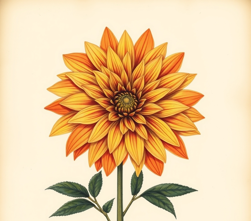 Dahlia Autumn Sunset